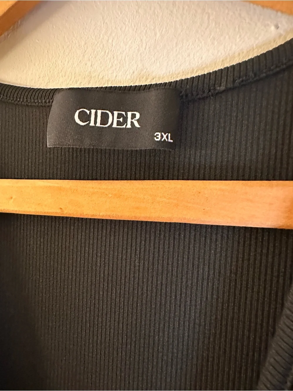 Cider Black V-Neck Sleeveless A-Line Dress